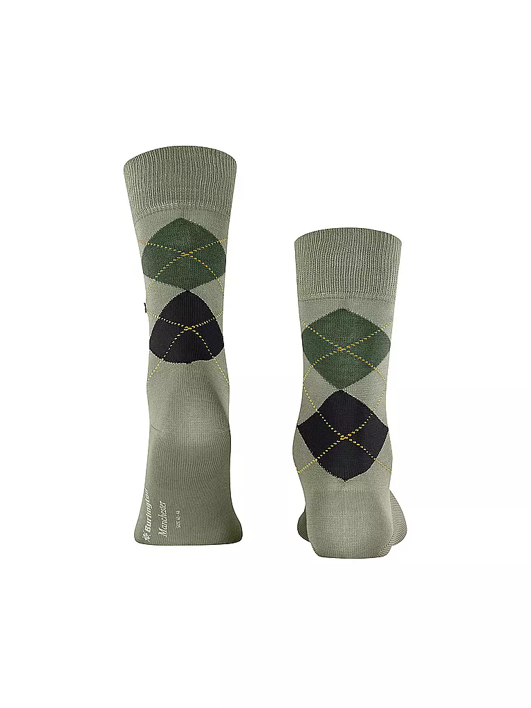 BURLINGTON Herren Socken MANCHESTER leaf hellgrün