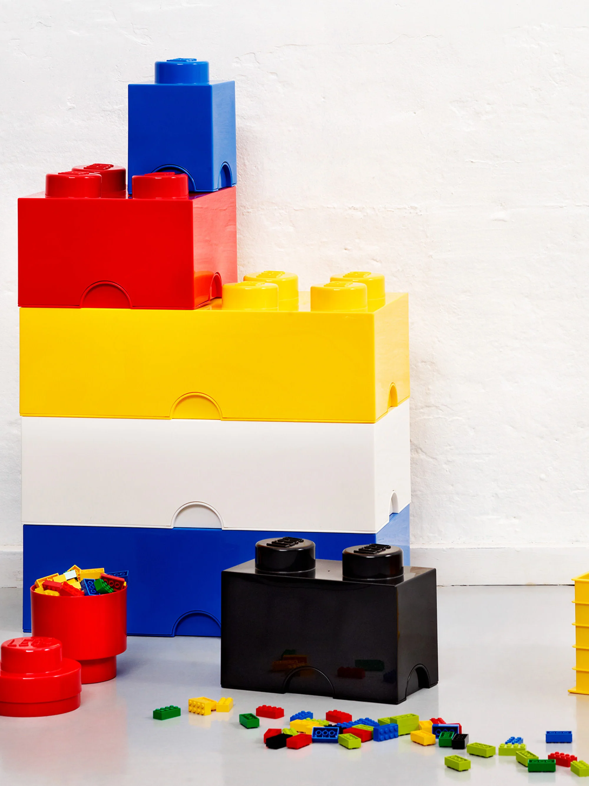 Kinderen LEGO® opbergdoos Brick met 8 knoppen