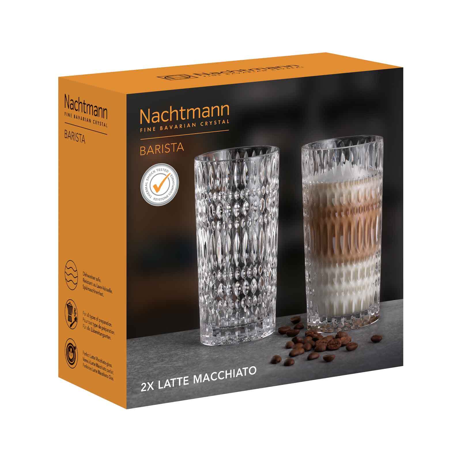 Nachtmann Latte Macchiato Gläser Ethno Barista 434 ml 2er Set