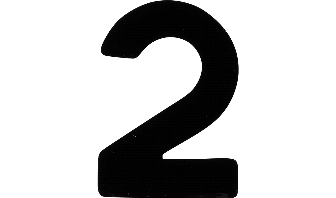Klistermærke '2' 3