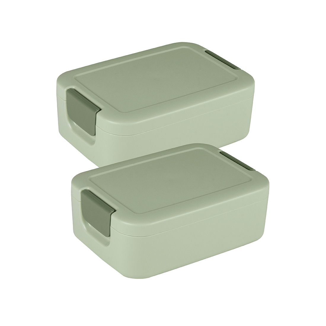 Sunware sigma home food set van 2 broodtrommel - groen