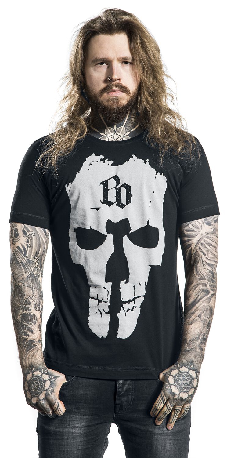 BO Skull | Böhse Onkelz T-Shirt Manches courtes