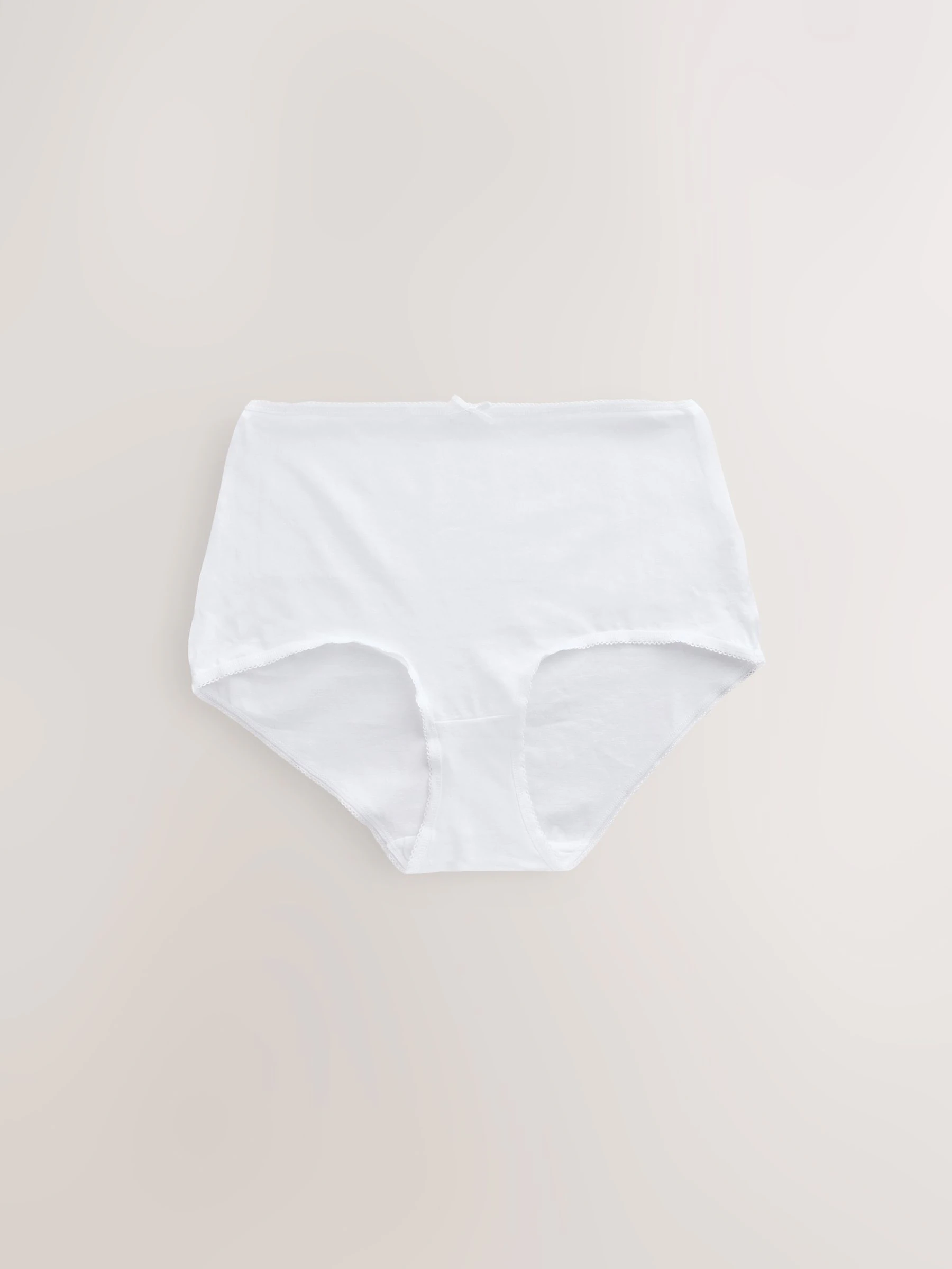 Zwart/pastelroze huidskleur/wit - Set van 5 slips met hoog katoengehalte