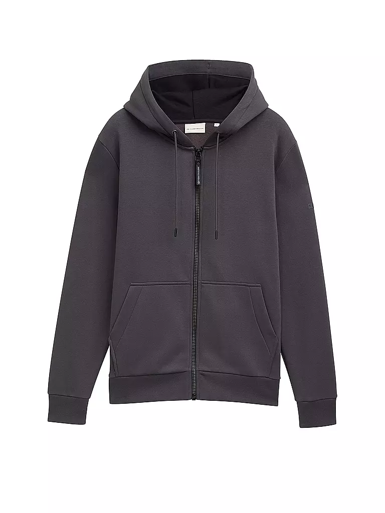 TOM TAILOR Sweatjacke grau