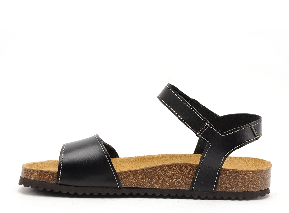 Spike nu pieds plats femme 105 noir