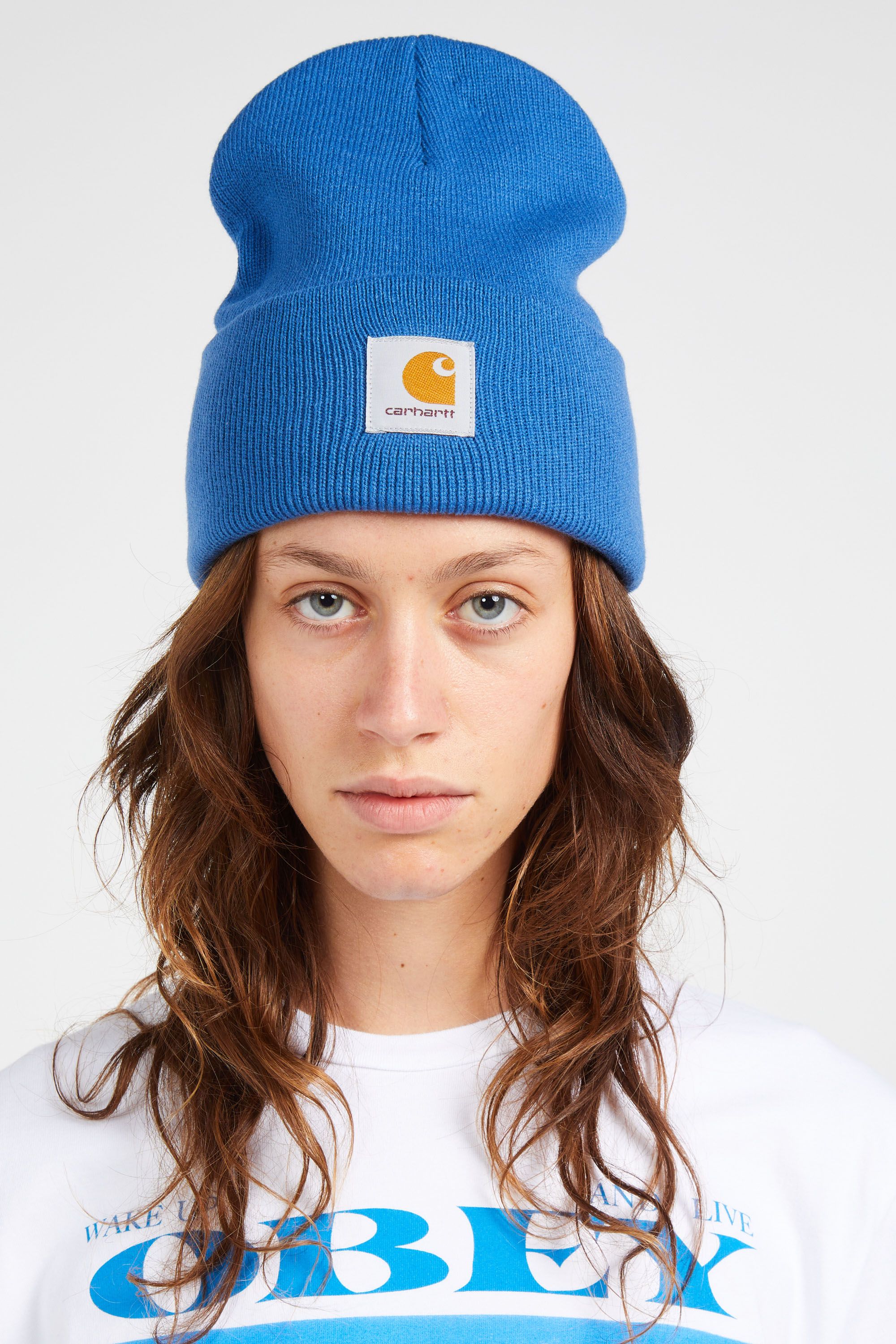 CARHARTT WIP Bonnet ACRYLIC WATCH Bleu