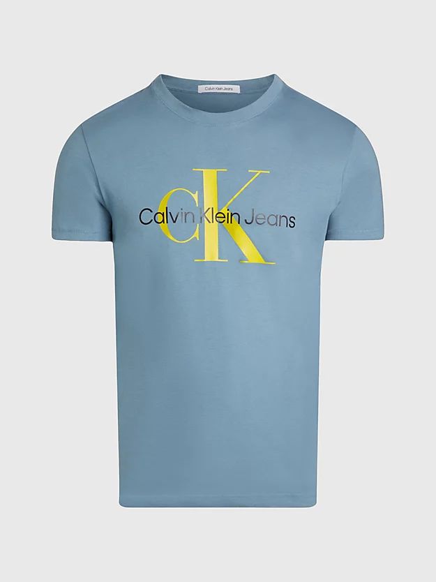 Camiseta slim fit com monograma