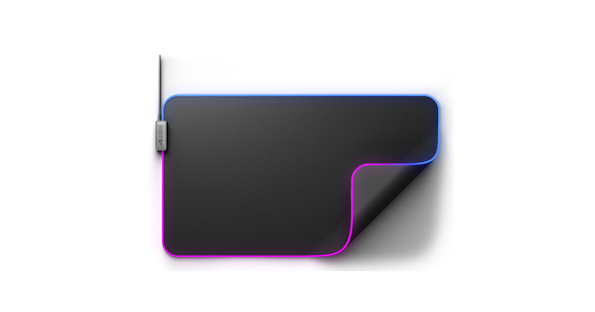 GloriousGMP 2 GLED - XL verlengd gaming muismat  (Zwart, RGB)