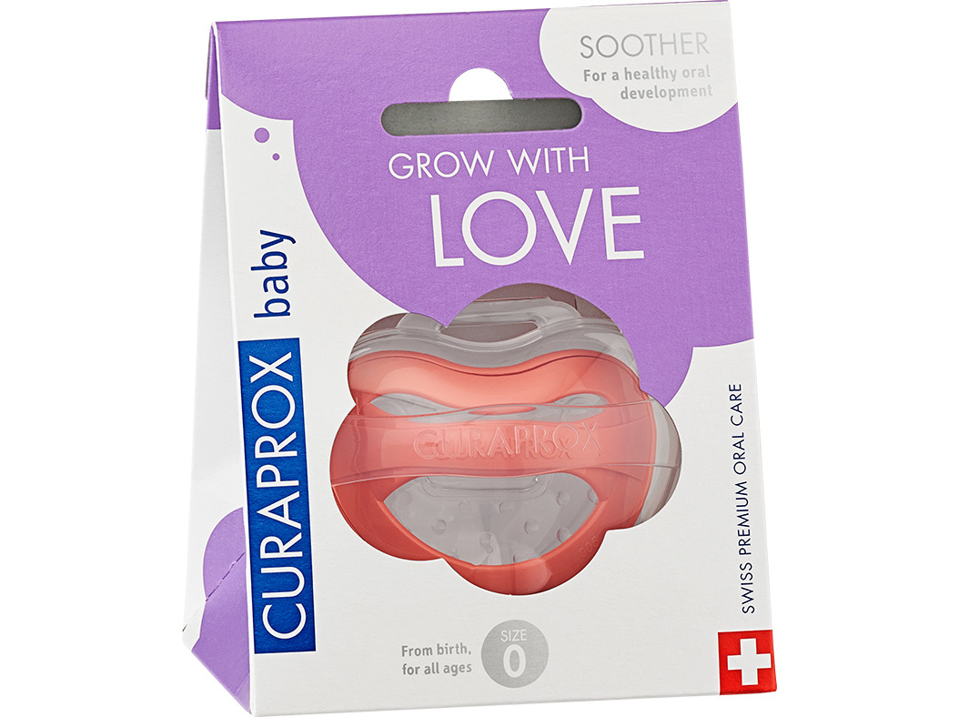 CHUPETAS CURAPROX BABY CORAL TAM 0