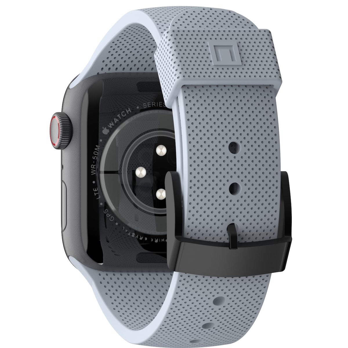 U by UAG Aurora Apple Watch 42/44/45 mm silikonreim (soft blue)