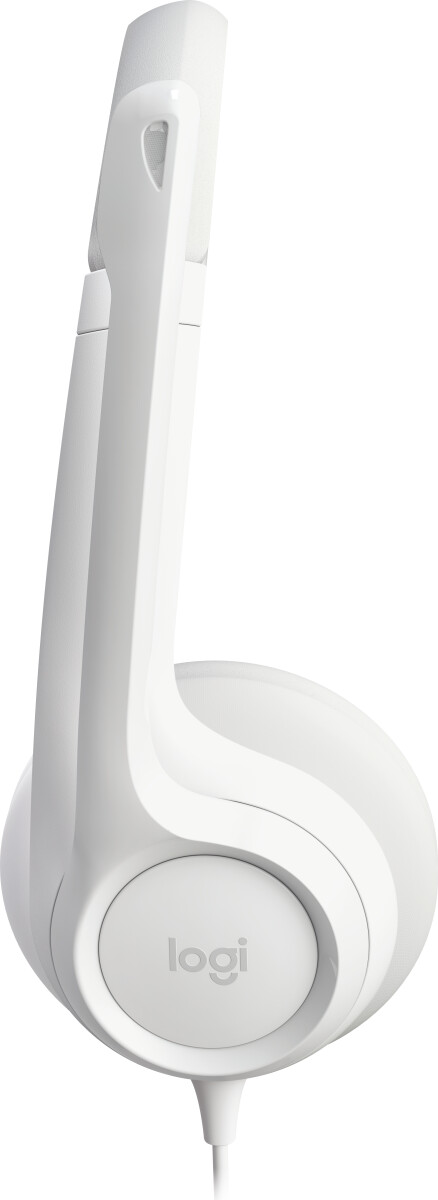 Logitech H390 - Headset Med Mikrofon - USB Wired - Hvid