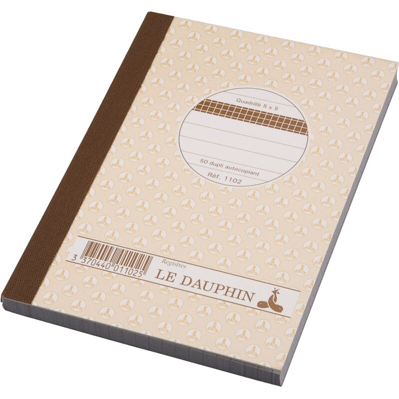 Manifold Le Dauphin 1102D - 50 pages 10,5 x 14,8 cm Autocopiant 2 exemplaires