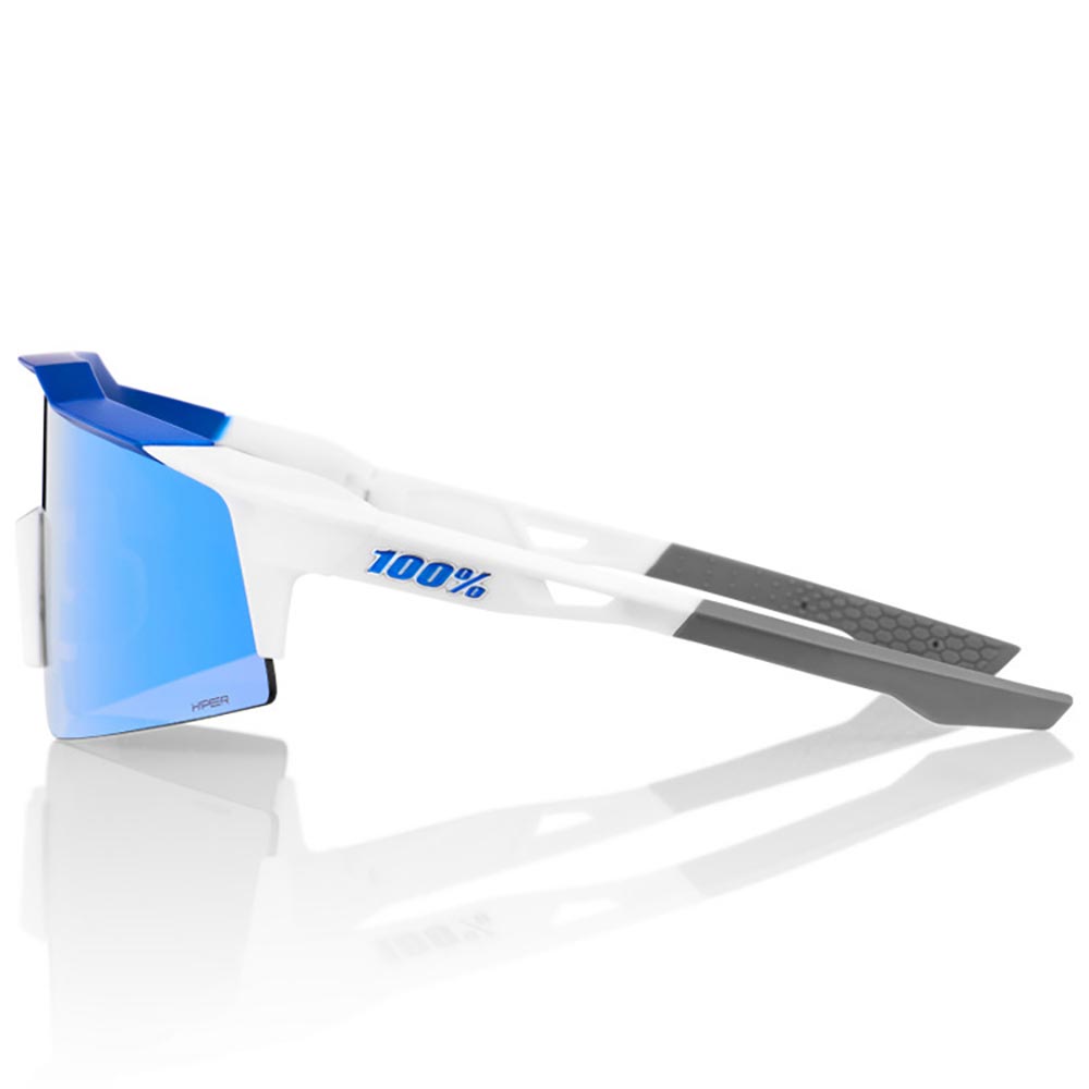 100% - Lunettes de sport Speedcraft SL Blanc Mat / Bleu