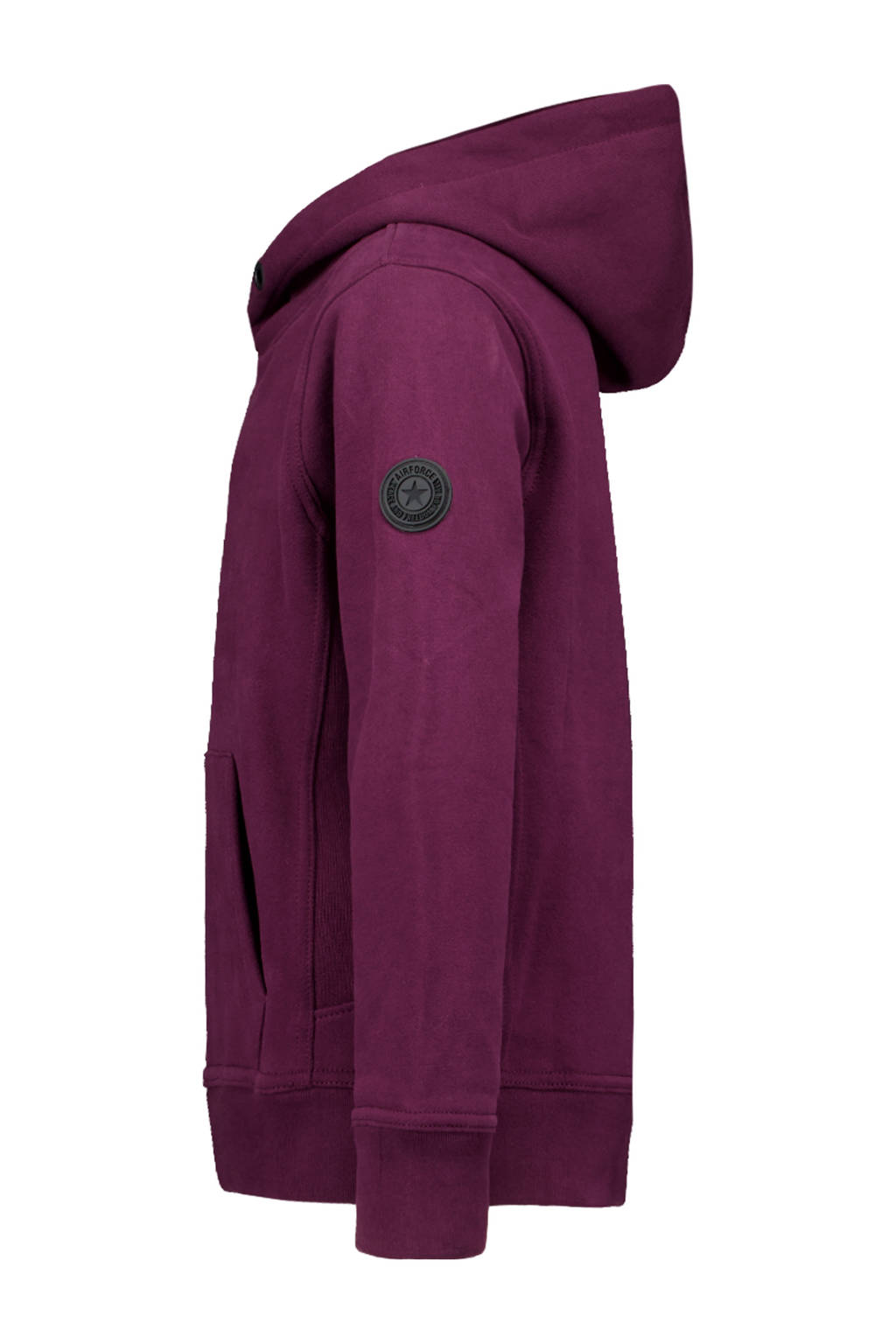 Airforce hoodie donkerrood