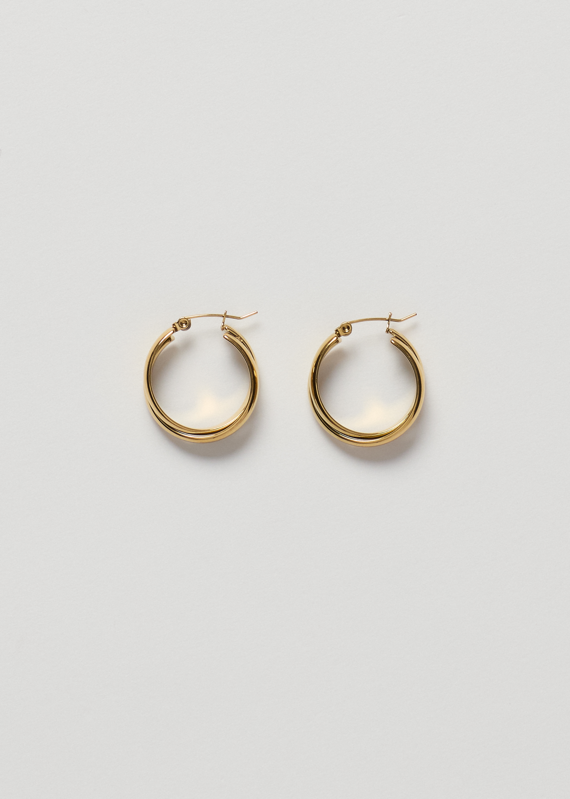 Oorbellen dubbele hoops