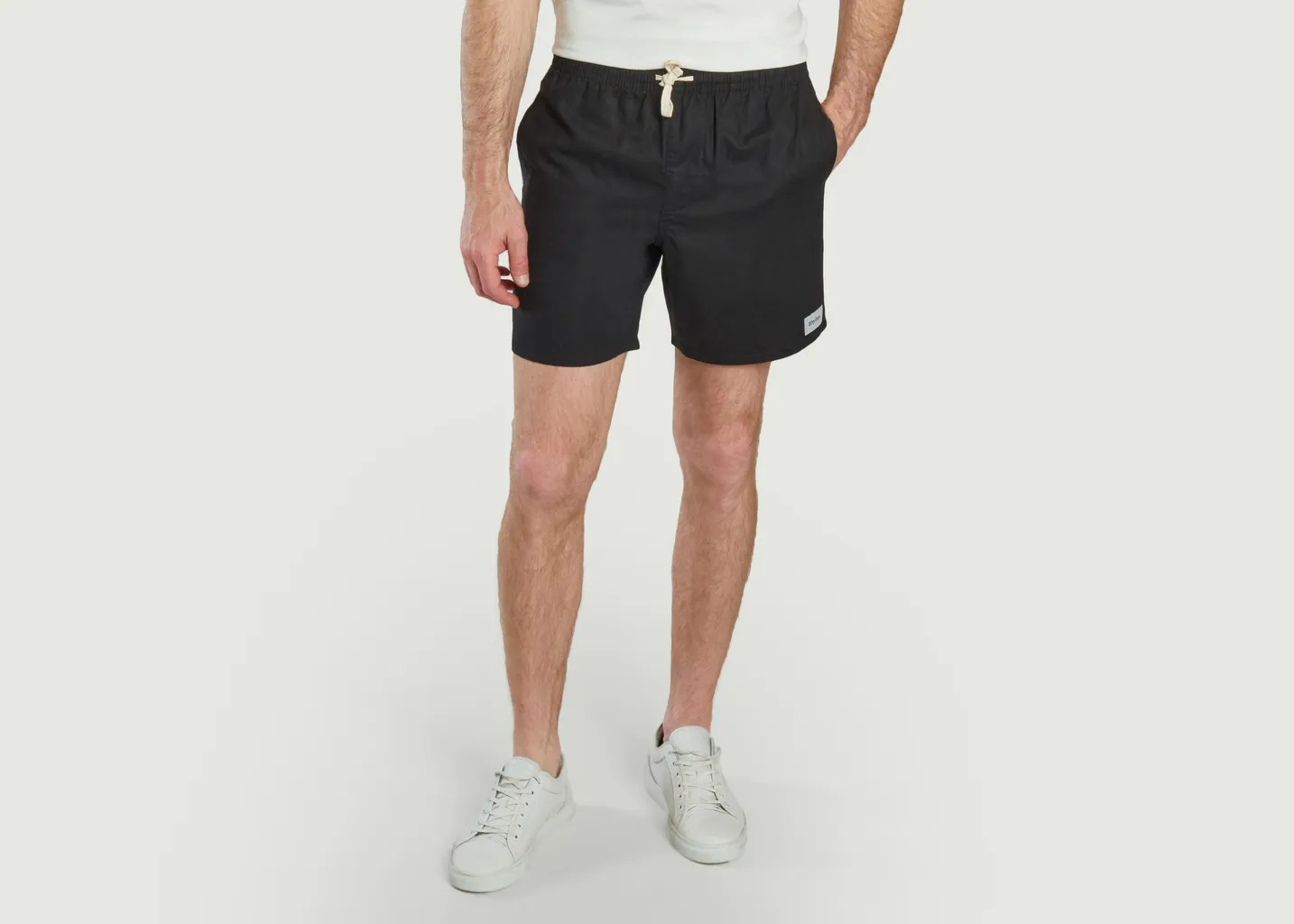 Short de plage classique en lin Rhythm