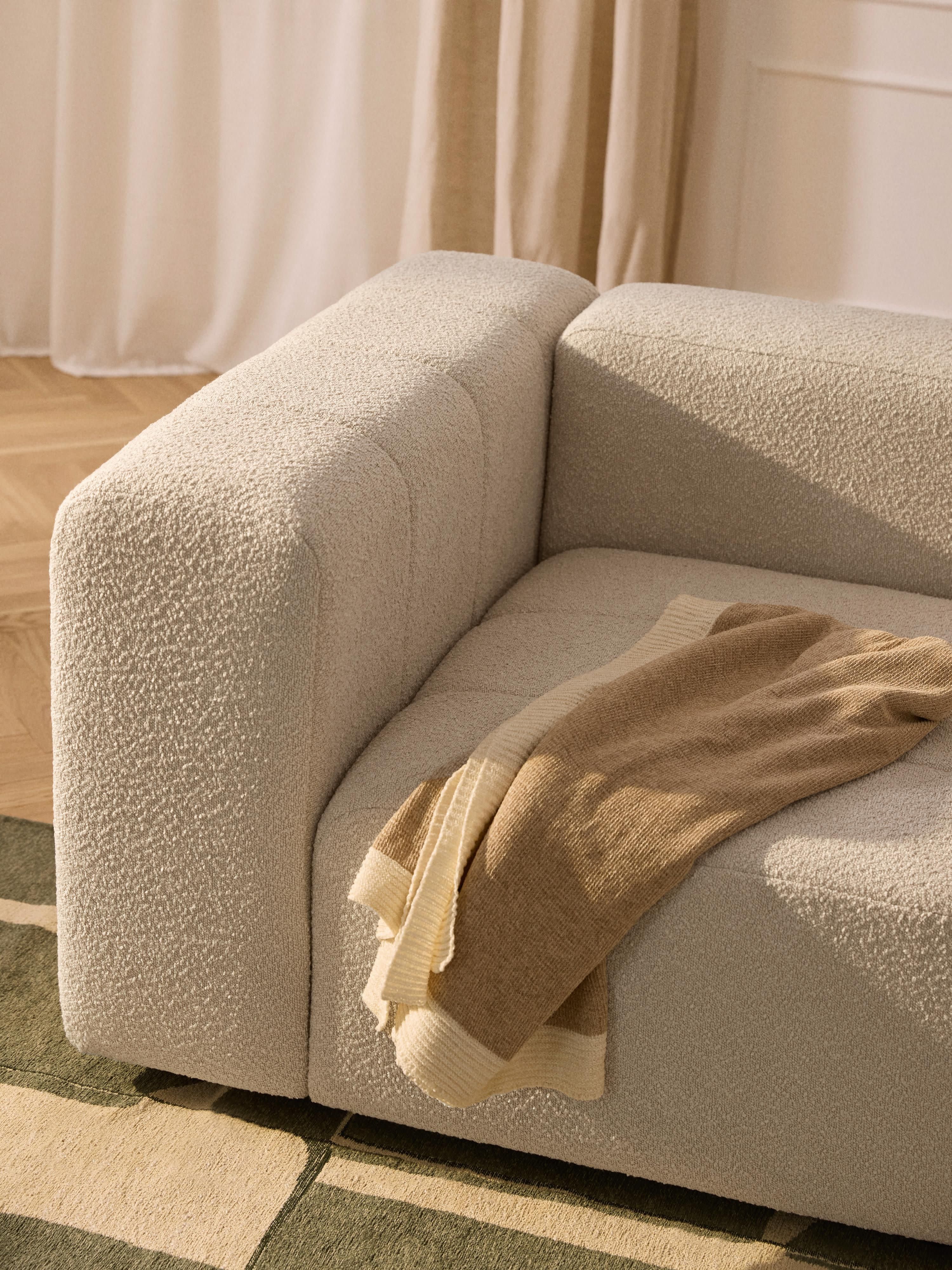 Modulaire bouclé bank Lena (4-zits)
