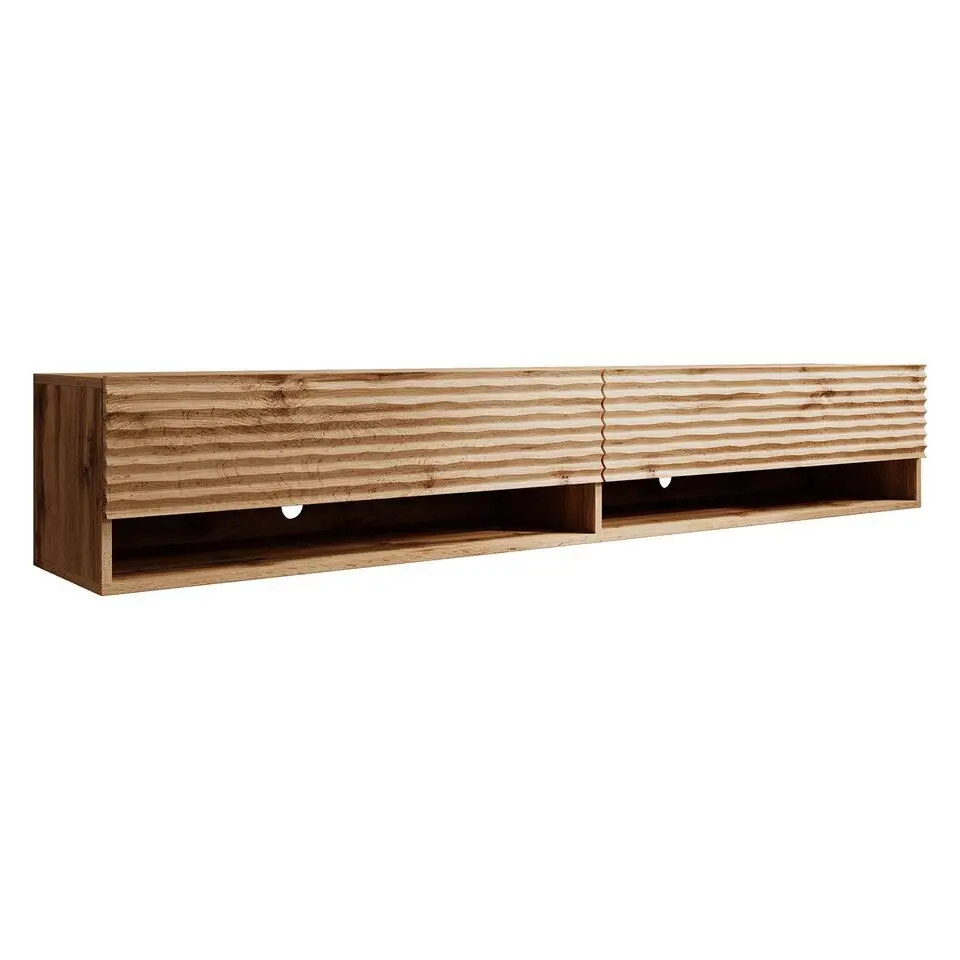 Meubella - TV-Meubel Asino - Wave - Eiken - 180 cm