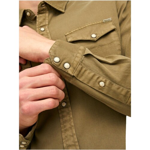 Jack & Jones - CAMISA VAQUERA HOMBRE JACK & JONES 12138115 Verde