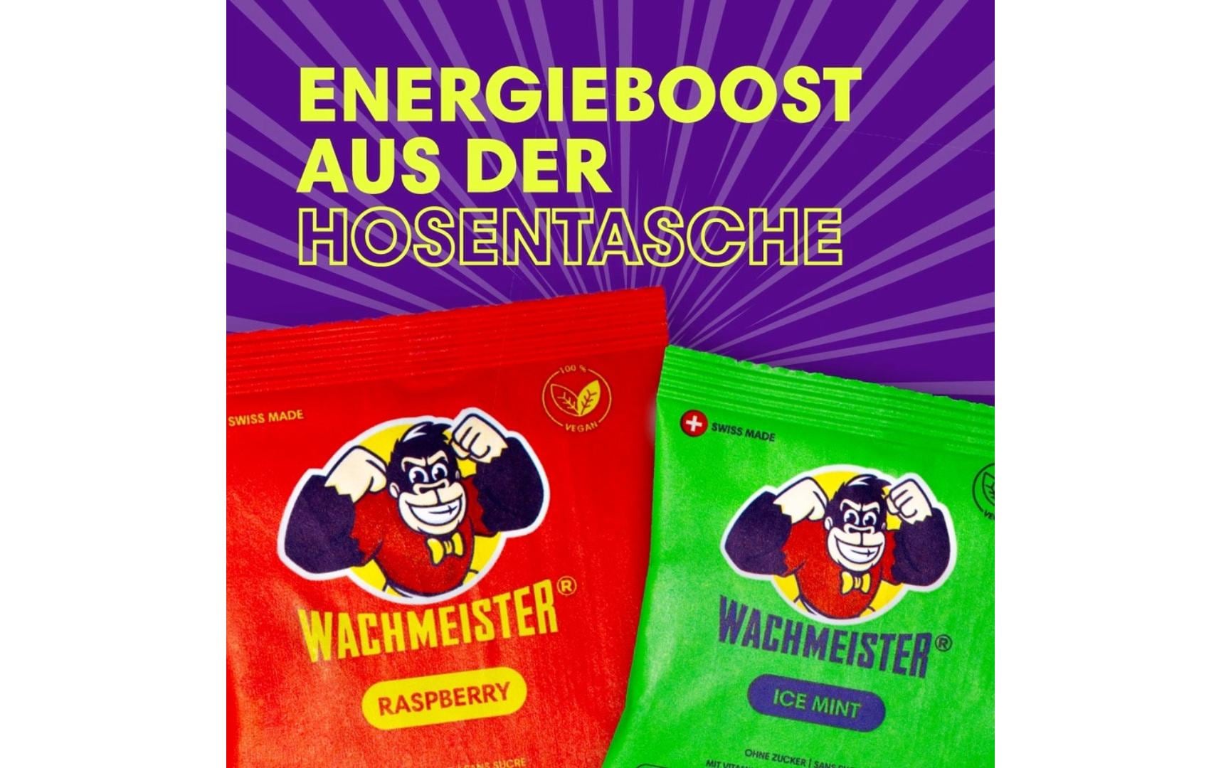 Koffein Bonbons Himbeere 16.5 gFruchtiger Himbeergeschmack mit dem Extra-Kick Koffein