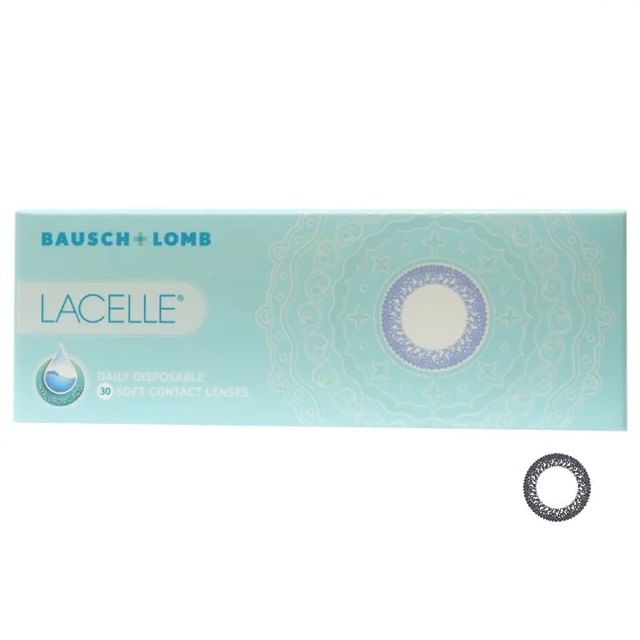 BAUSCH+LOMB - Lacelle 1 Day Limbal Ring Color Lens Modest Black 30 stuks
