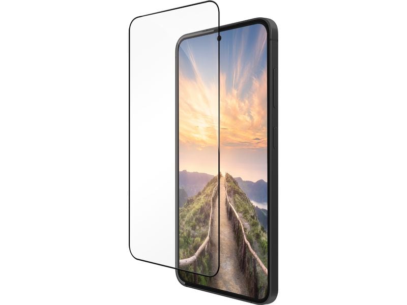 dbramante1928 Displayschutz Eco-Shield Galaxy S25 Black Edg Display-Schutzfolie für das Samsung Galaxy S25
