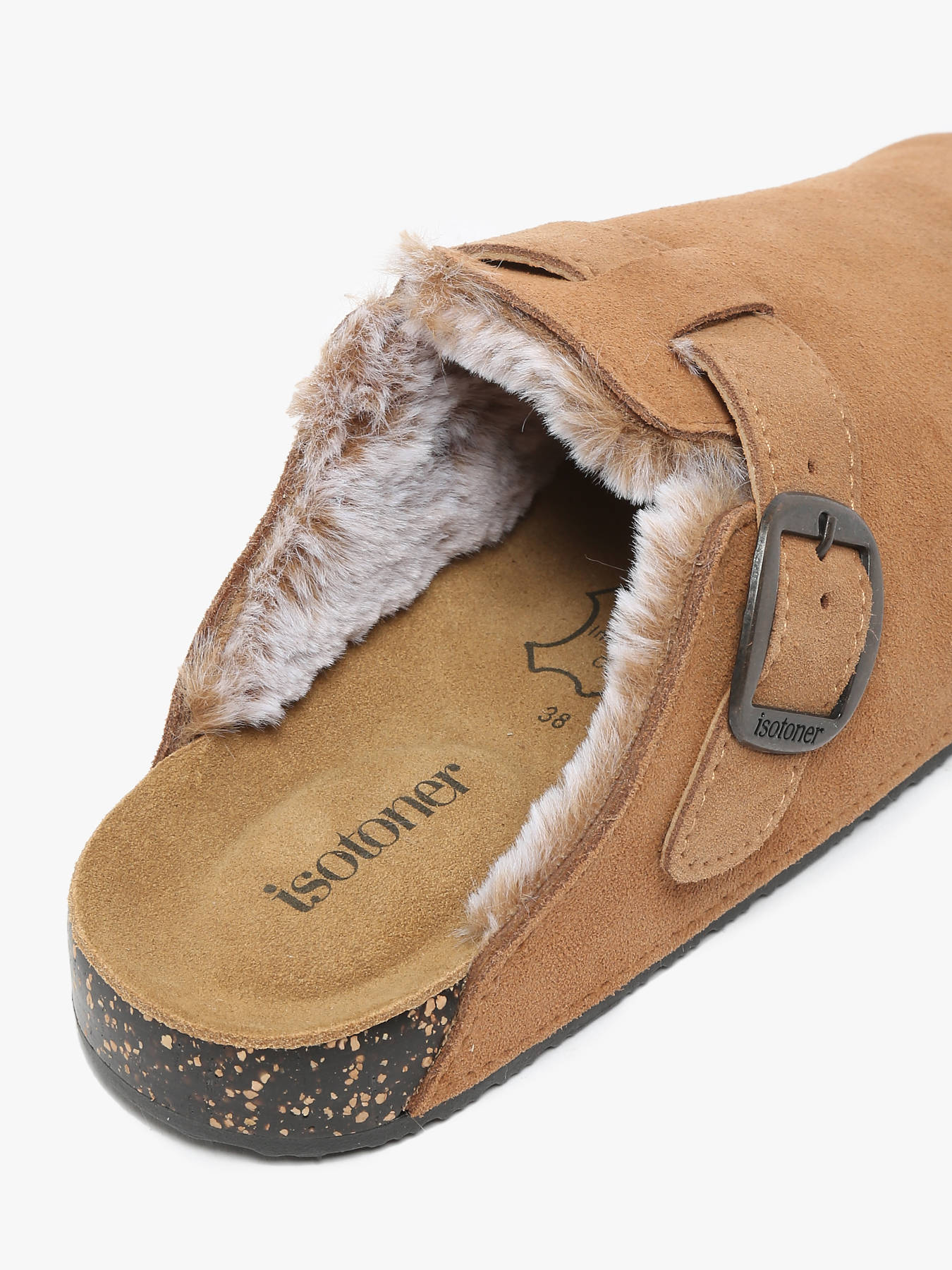 Chaussons en cuir ISOTONER
