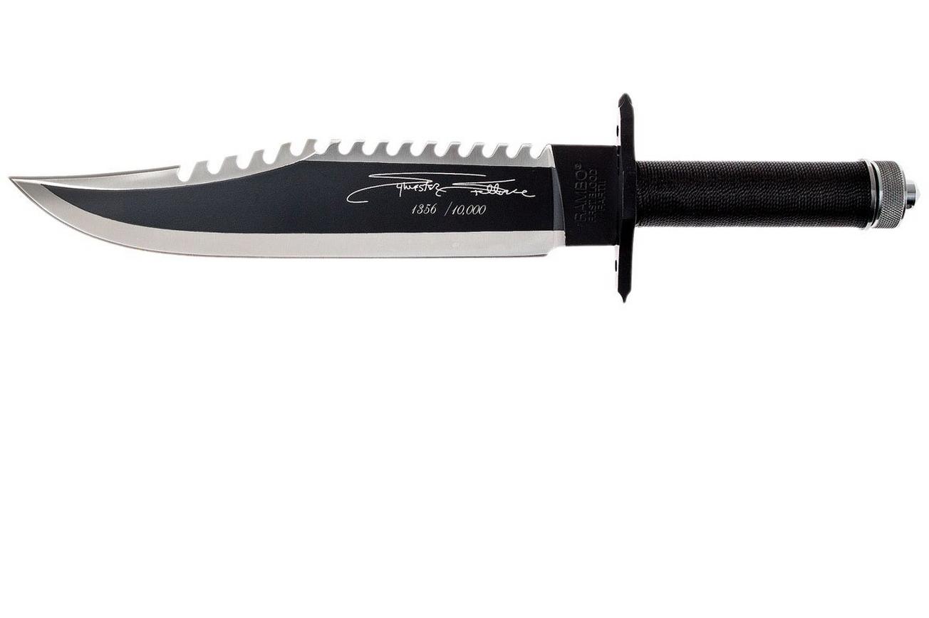 RAMBO knife First Blood Part II Signature Edition met survival kit, 9295