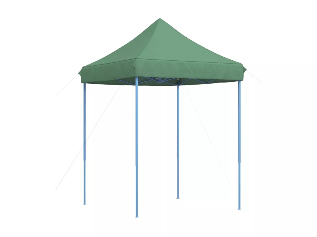 Tente de réception pliable escamotable vert 200x200x306 cm