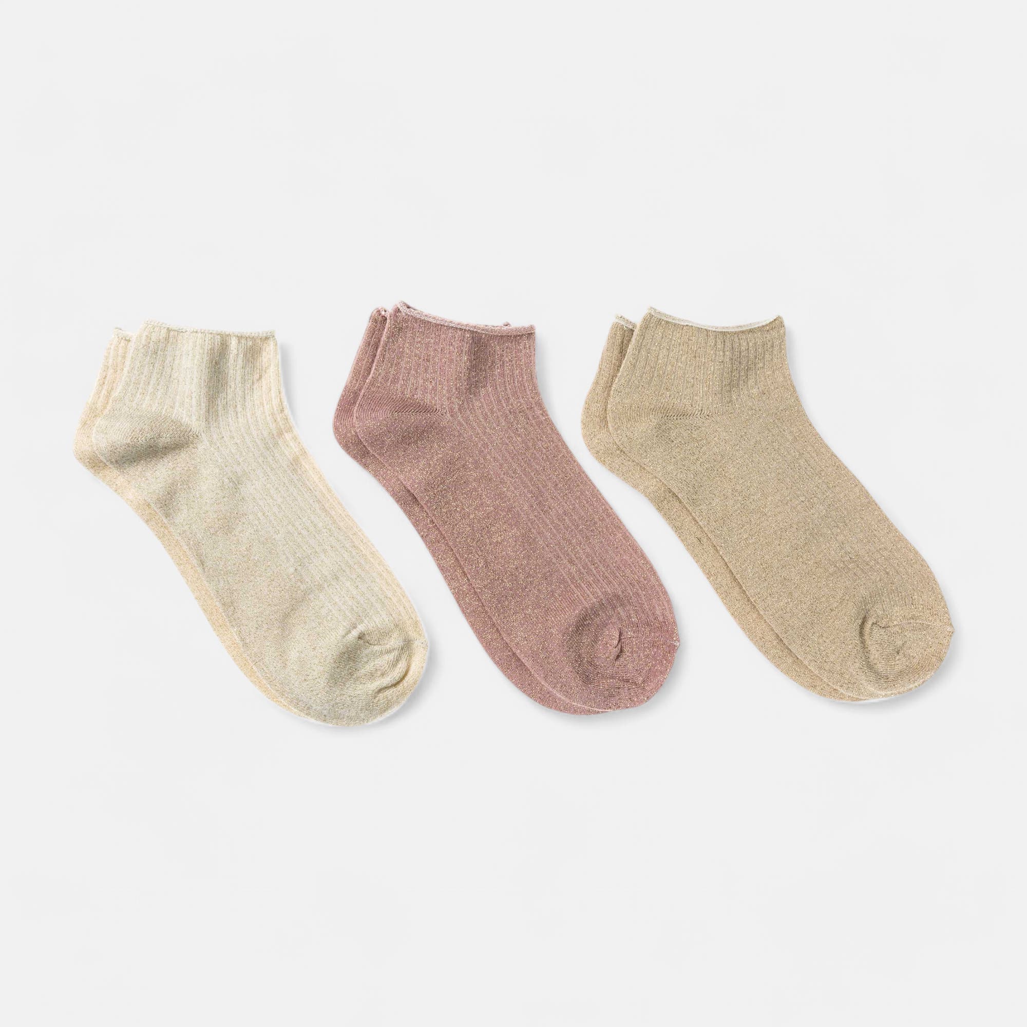 Chaussettes Femme or