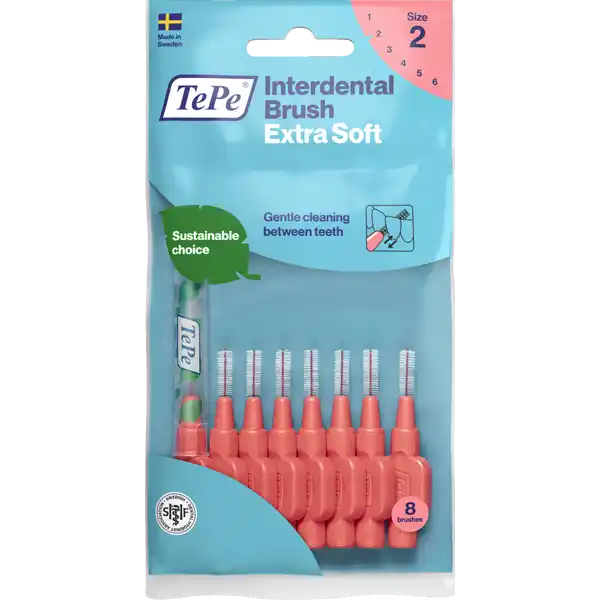 Interdentalbürste Extra Soft Rot ISO Gr. 2