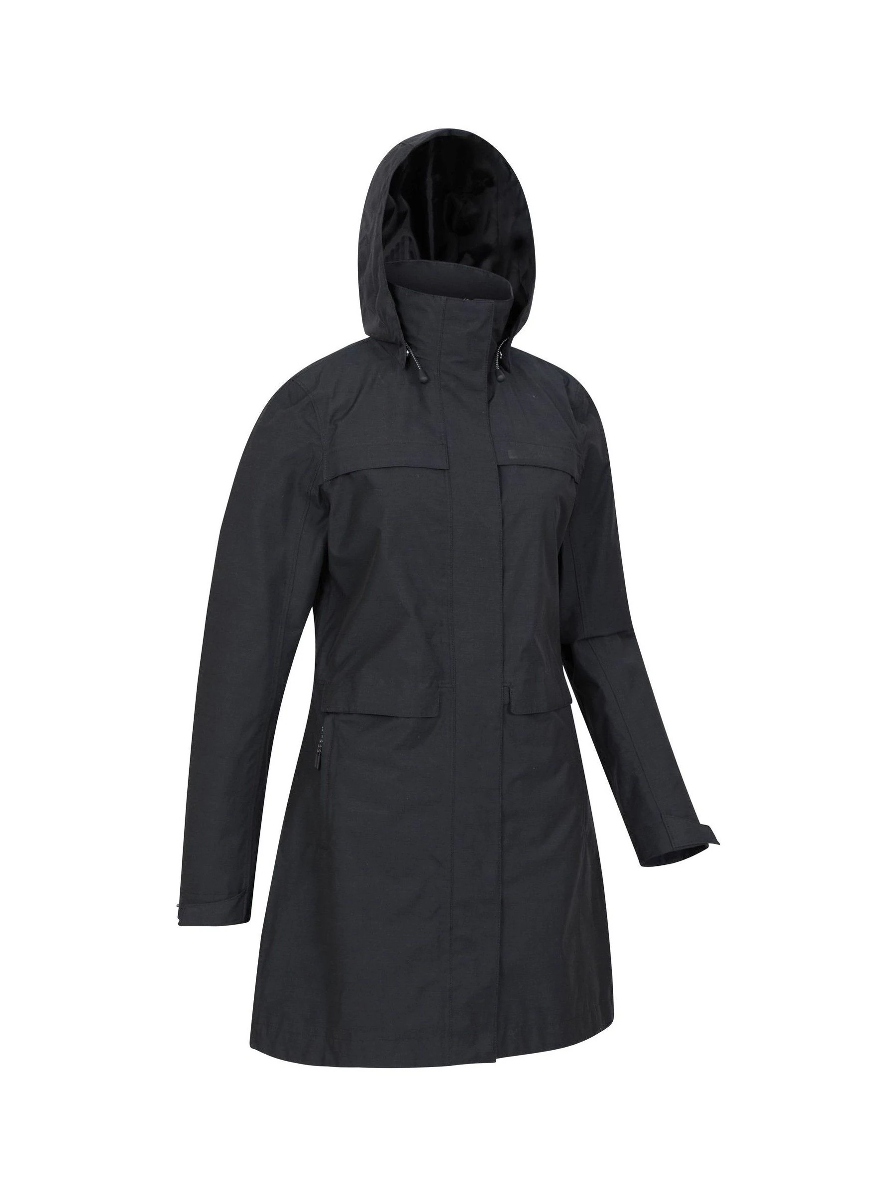 Zwart - Mountain Warehouse - Cloud Burst - Waterdicht damesjack met textuur