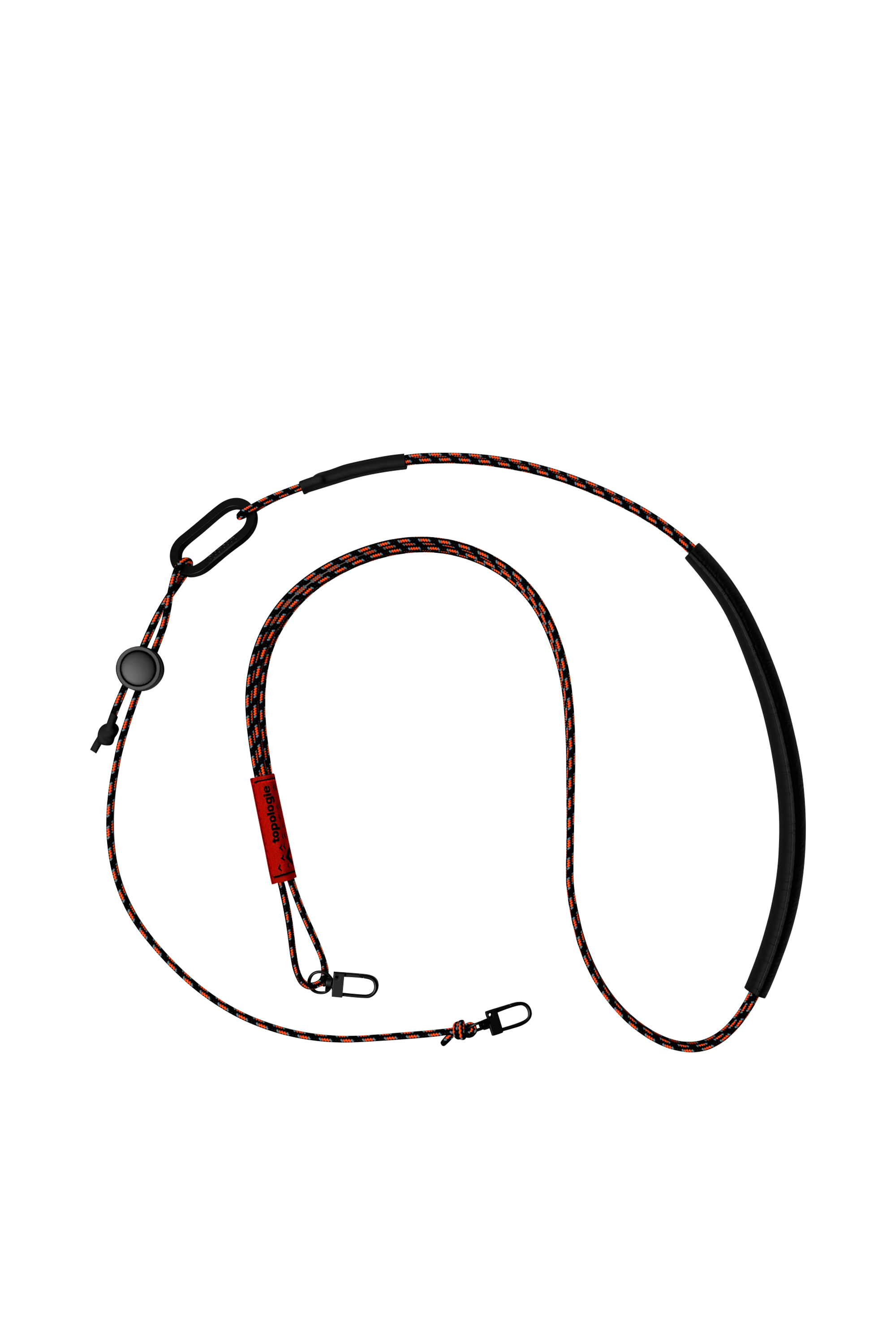 TOPOLOGIE cordon de téléphone 3.0mm Rope Strap Noir