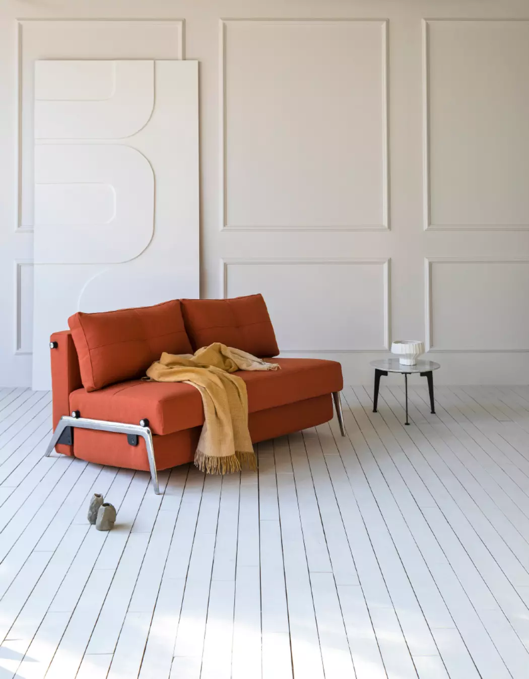 Schlafsofa Cubed Aluminium