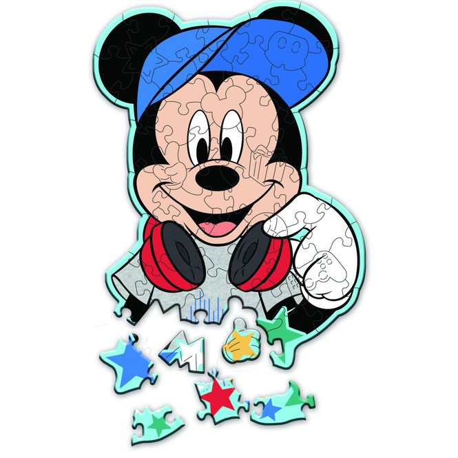 Mickey Mouse - Holz-Formpuzzle - 50 Teile