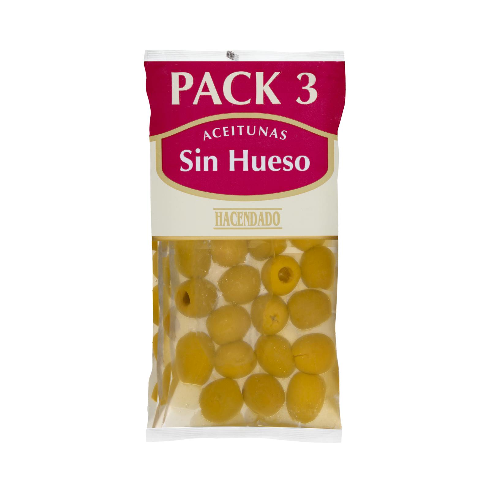 Olives vertes dénoyautées Hacendado
