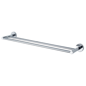 Haceka dubbele handdoekhouder Kosmos chroom hoogglans 84 cm
