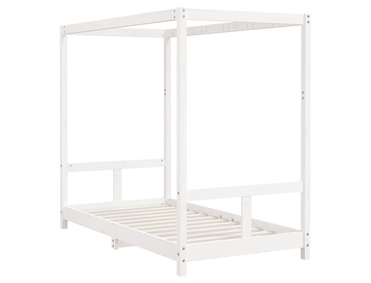 VIDAXL - Lit enfant Cadre de lit pour enfant blanc 80x160 cm bois de pin massif