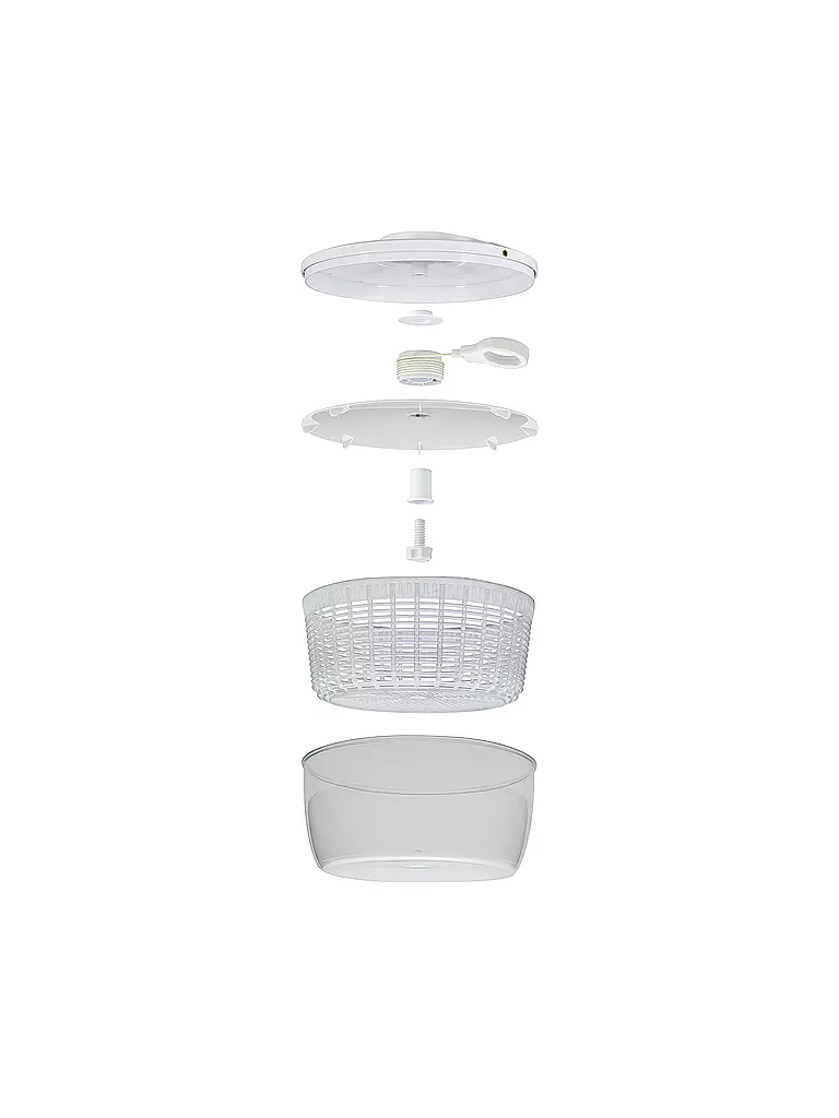 KÜCHENPROFI tschleuder WAVE 24cm Kunststoff / Weiss weiss