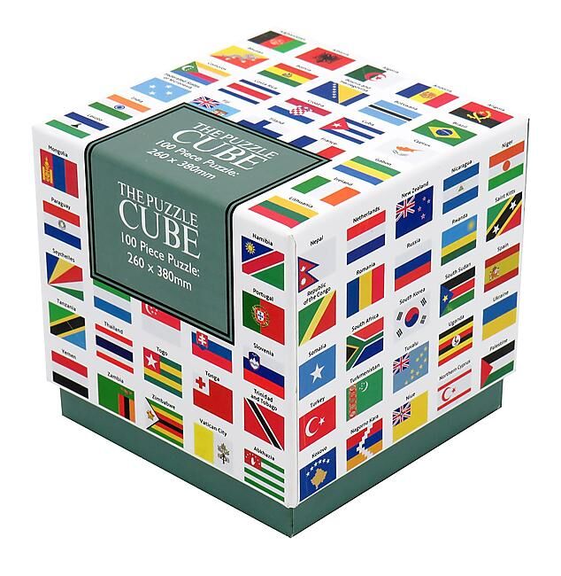 PUZZLE FLAGS OF THE WORLD 100 PIECES