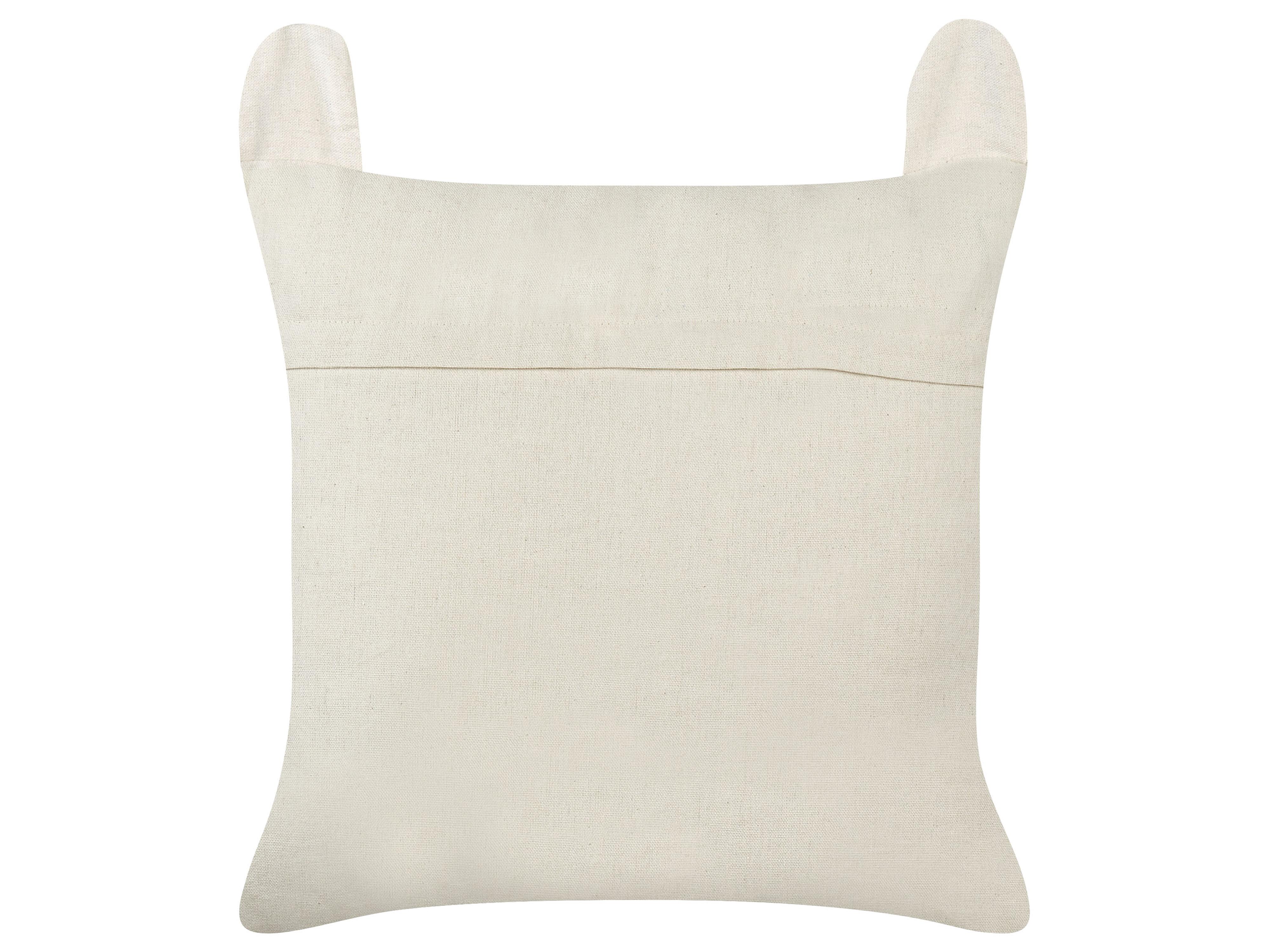 Set van 2 sierkussens PANDAPAW Katoen 45 x 45 cm Wit