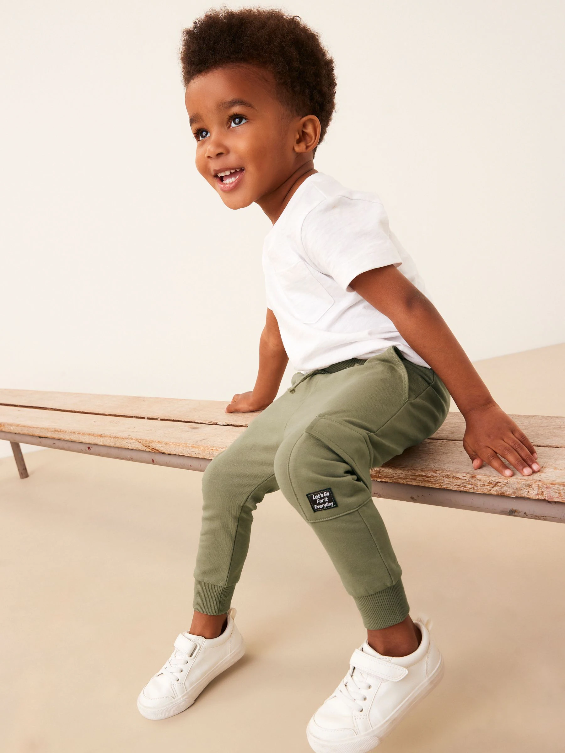 Groen - Skinny utility-joggingbroek (3mnd -7jr)