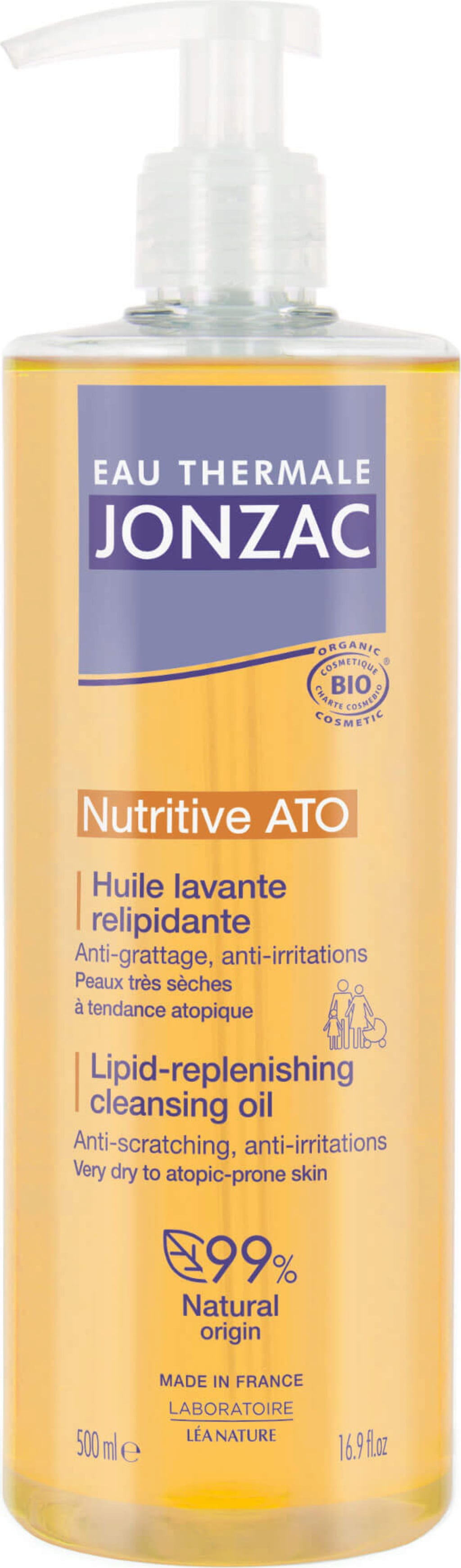 Eau Thermale JONZAC  Lipid-Replenishing Cleansing Oil, 500 ml