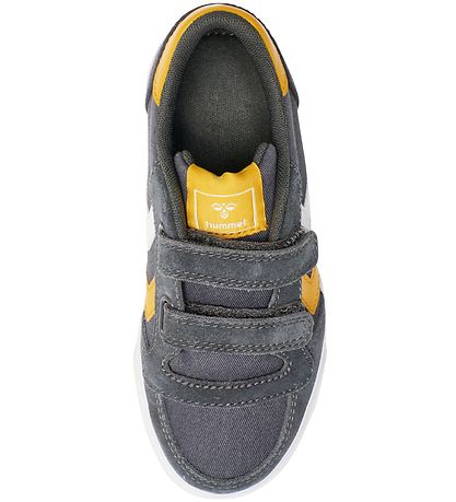 Hummel Sko - Stadil Low Jr - Asphalt m. Velcro