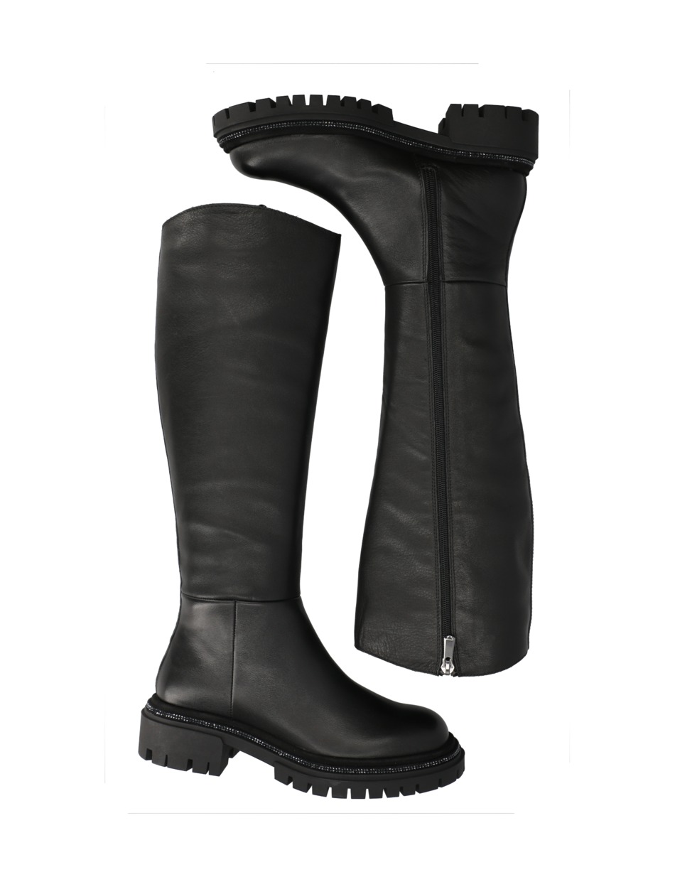 Glattleder Stiefel
