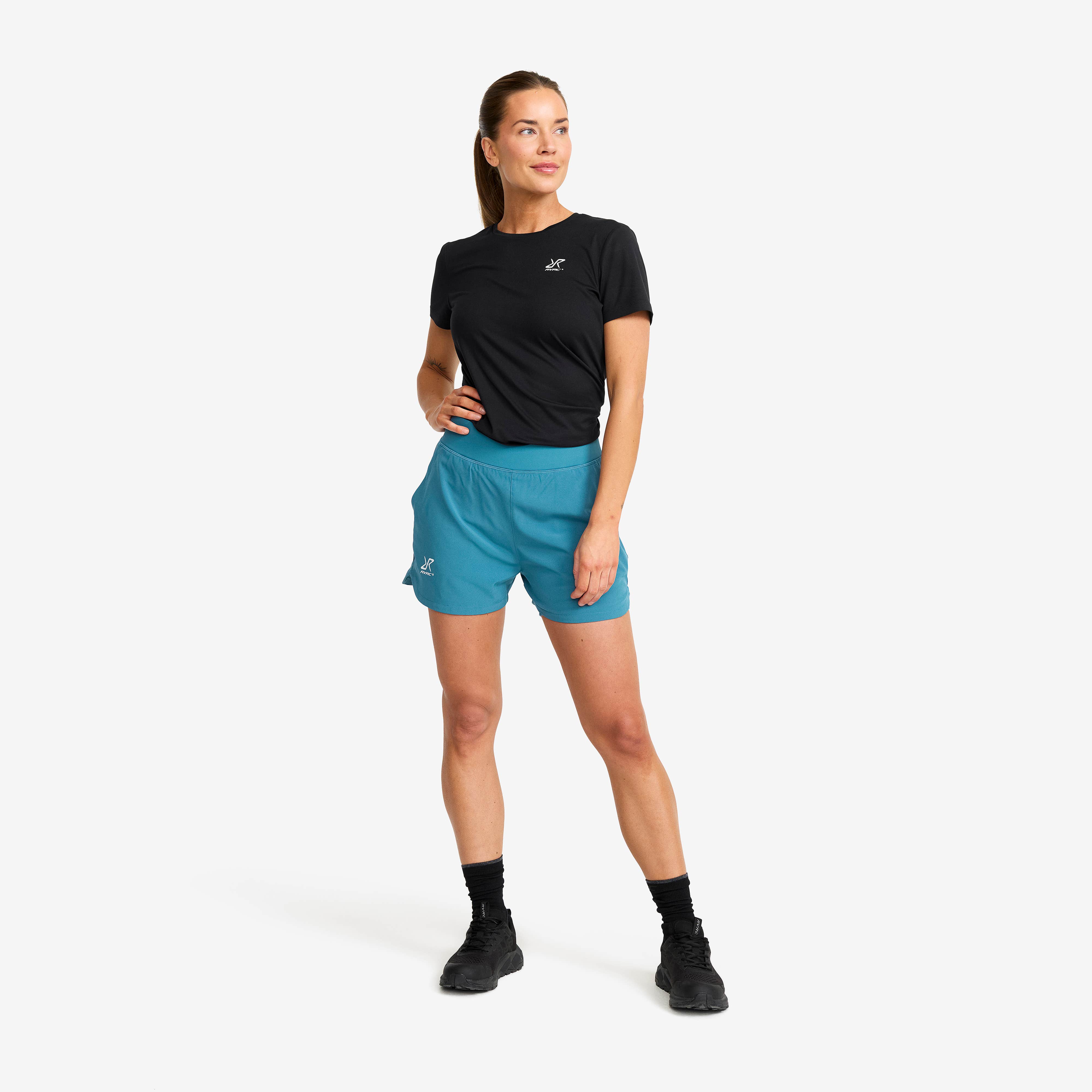 Rise 2-in-1 Shorts Dame Blue Ashes