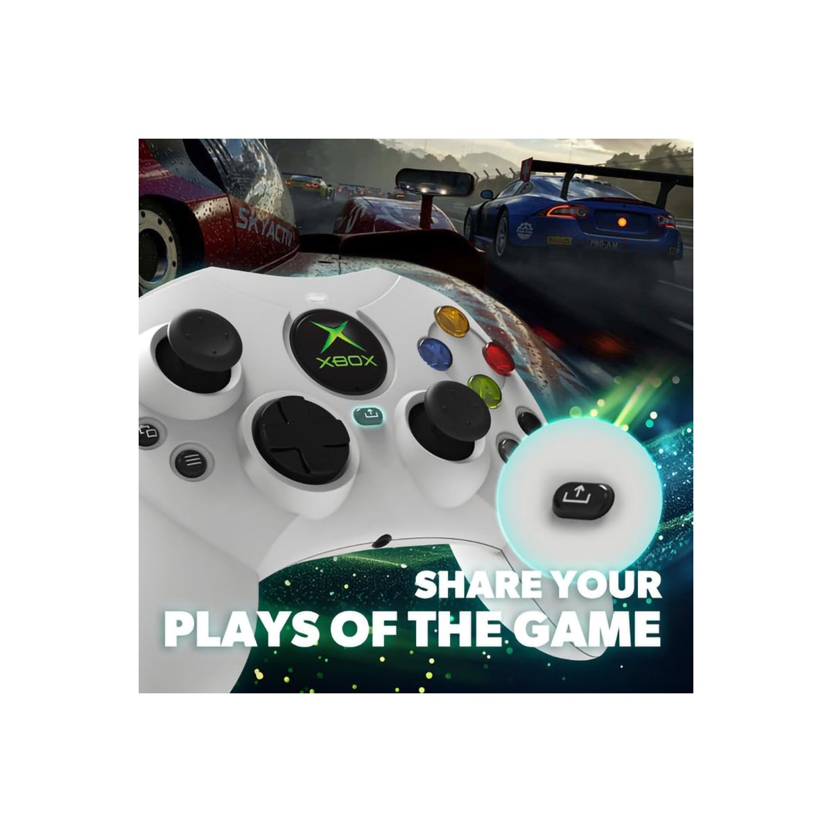Hyperkin Duchess Xbox/PC kontroller (hvit)