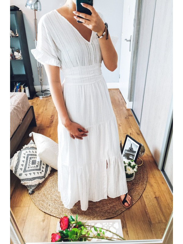 Robe boheme broderie Lima