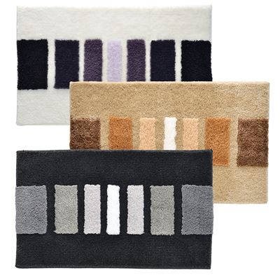 Tapis de bain motif géométrique - 1850 g/m²