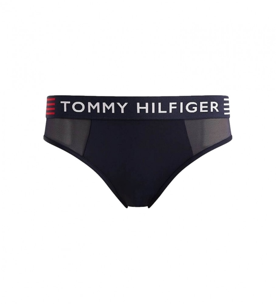 Cuecas Tommy Hilfiger Stretch com logotipo azul-marinho